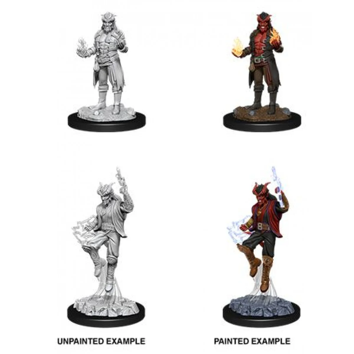 Tiefling Male Sorcerer - D&D Nolzurs Marvelous Unpainted Miniatures