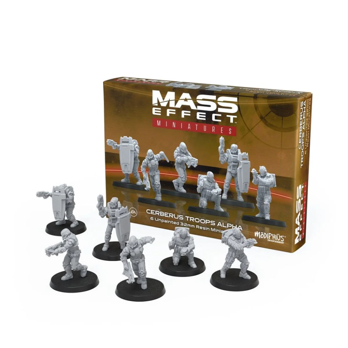 Mass Effect: Cerberus Forces Alpha Miniatures