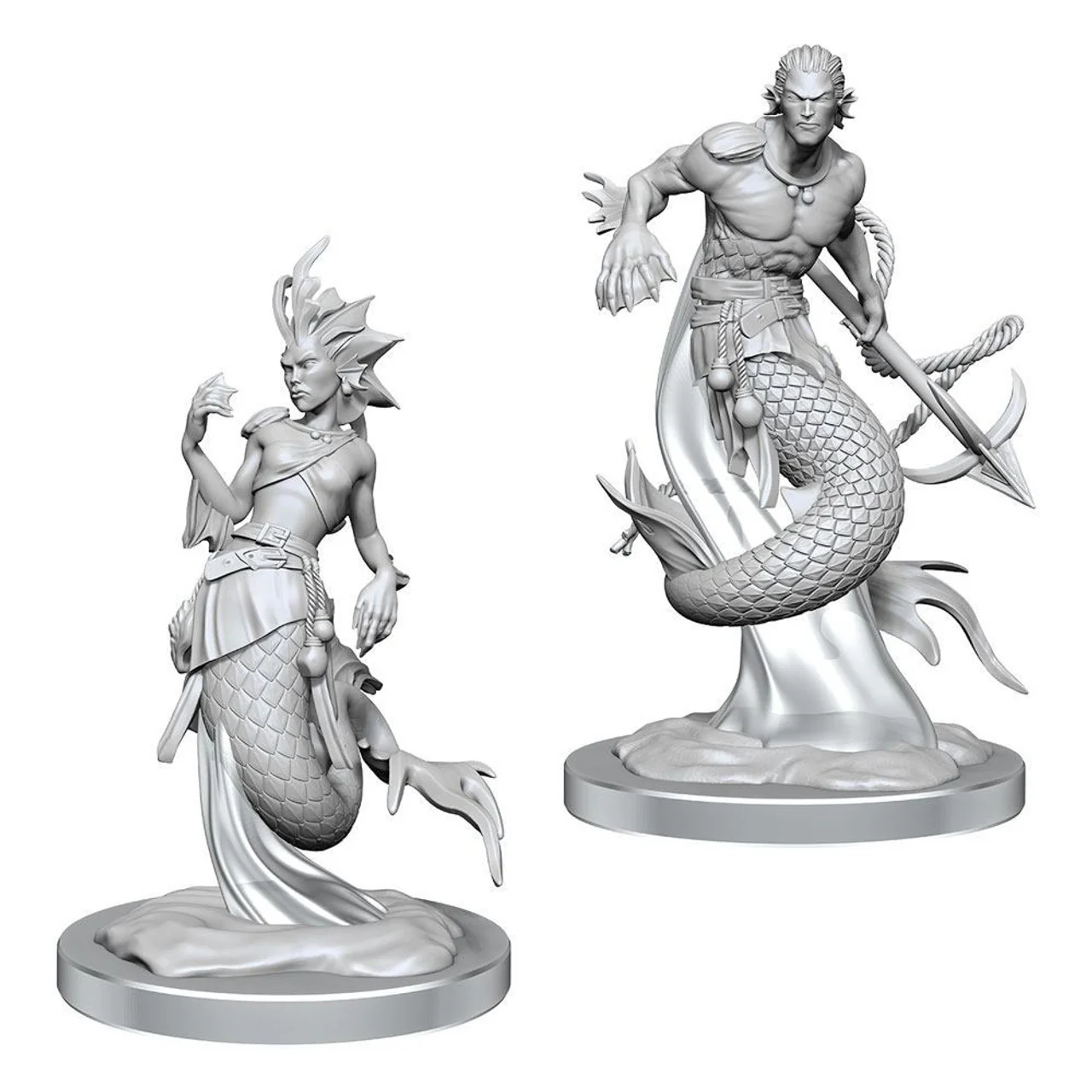 Merfolk - D&D Nolzurs Marvelous Unpainted Miniatures