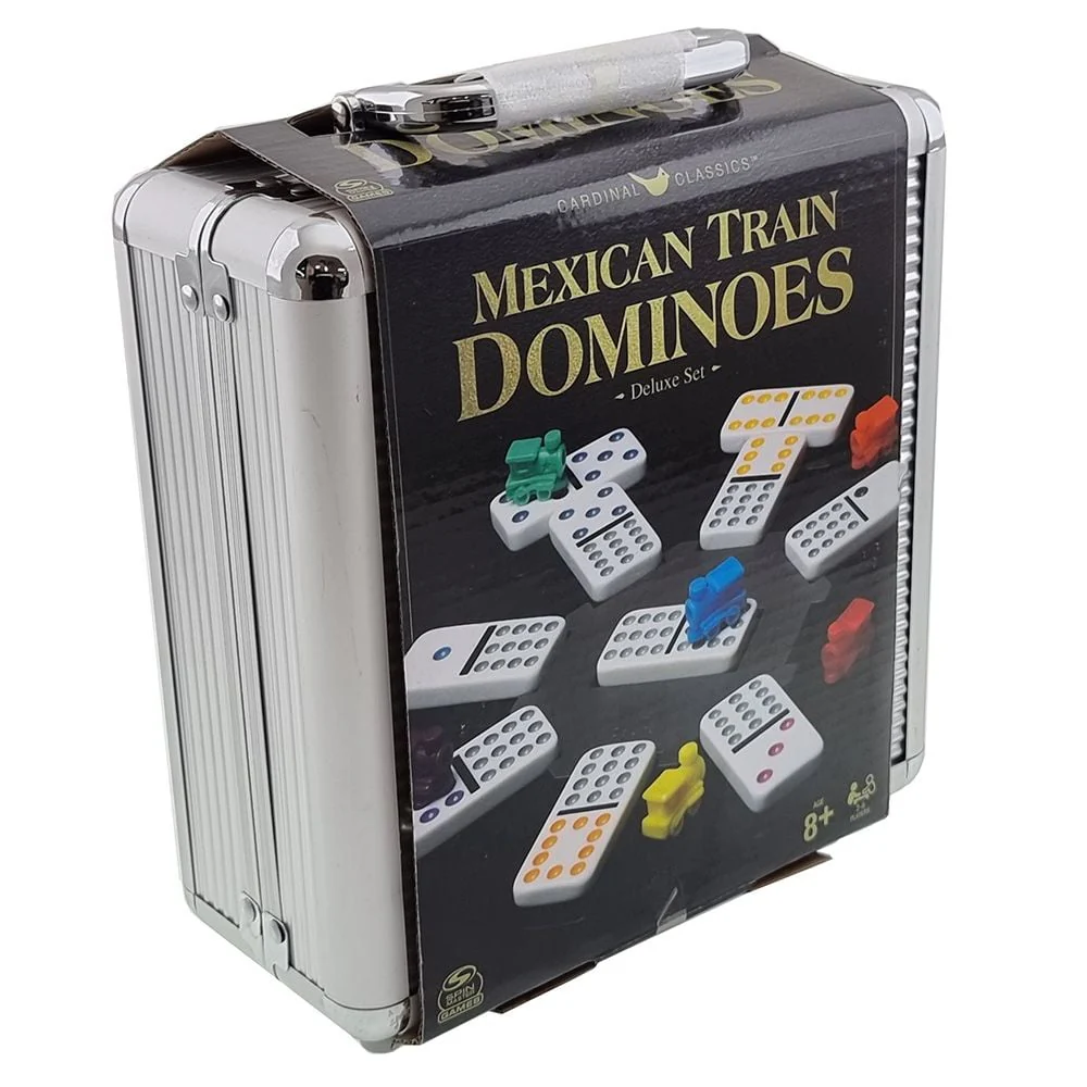 Mexican Train Dominoes in Carry Case