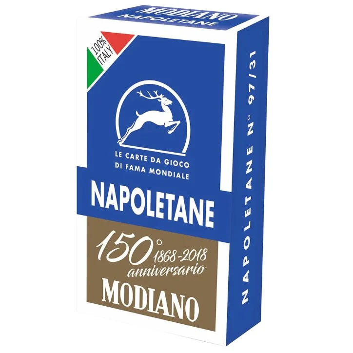 Blue Napoletane Modiano Cards