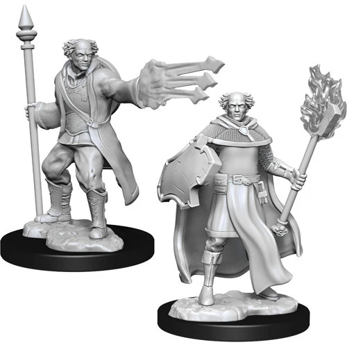 Multiclass Male Cleric + Wizard - D&D Nolzurs Marvelous Unpainted Miniatures