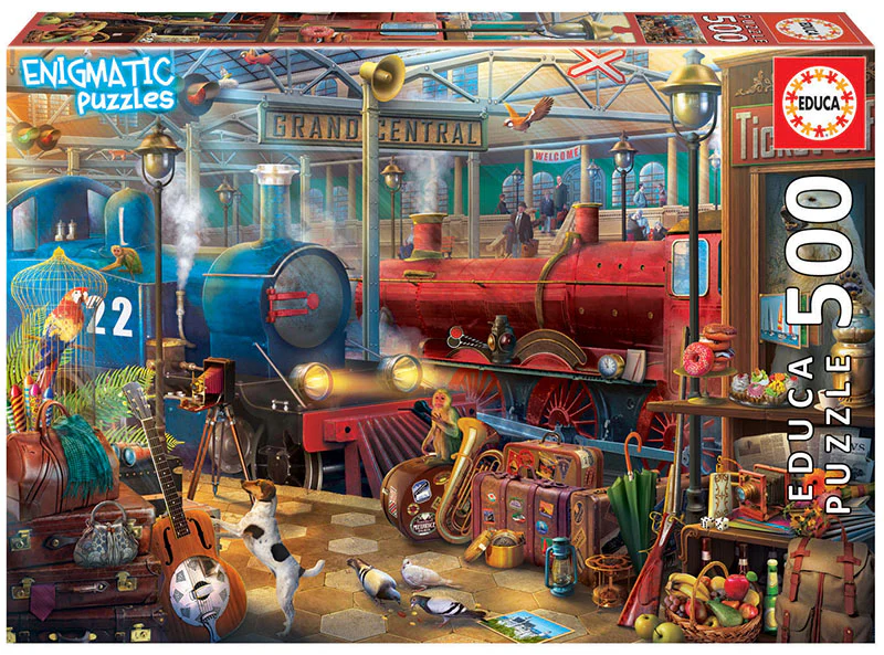 Mysterious Train Station Puzzle 500pc Educa