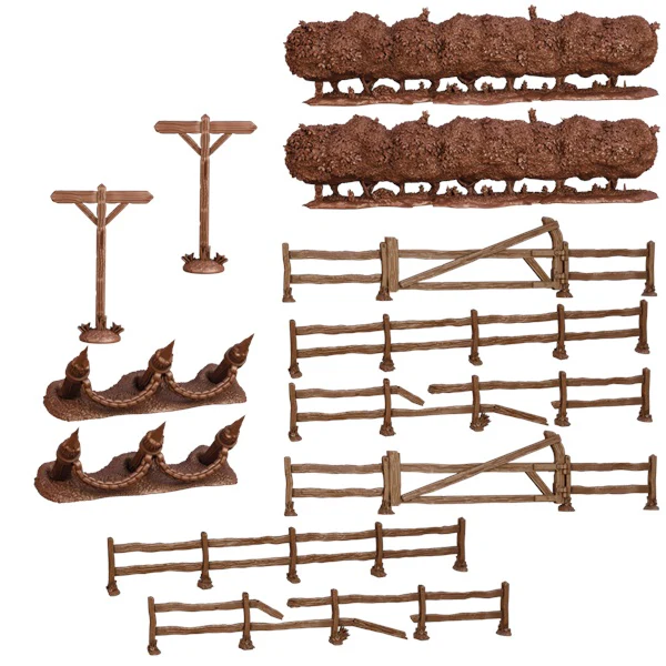 Battlefield Fences & Hedges - Terrain Crate - Image 2