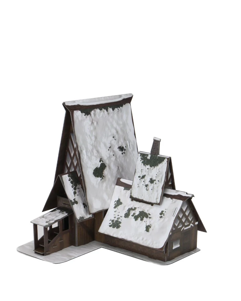 The Lodge - Rime of the Frostmaiden - D&D Icewind Dale - Papercraft Set