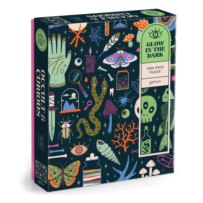 Occult and Curious Glow in the Dark Puzzle 1000pc - Galison