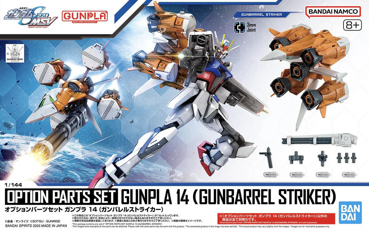 Option Parts Set Gunpla 14  (Gunbarrel Striker)