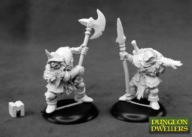 Orcs of the Ragged Wound Leaders (2) - Reaper Dungeon Dwellers