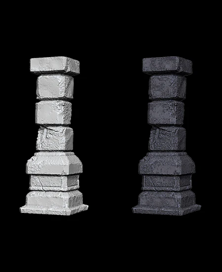 Pillars - WizKids Deep Cuts Unpainted Miniatures
