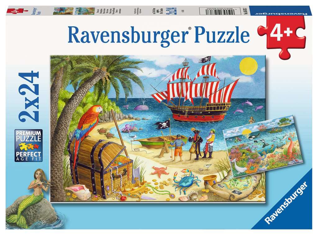 Pirates and Mermaids 2x24pc
