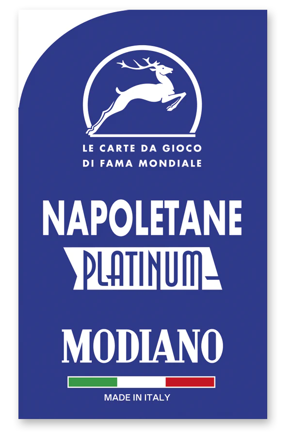 Platinum Napoletane 100% Plastic Modiano Cards