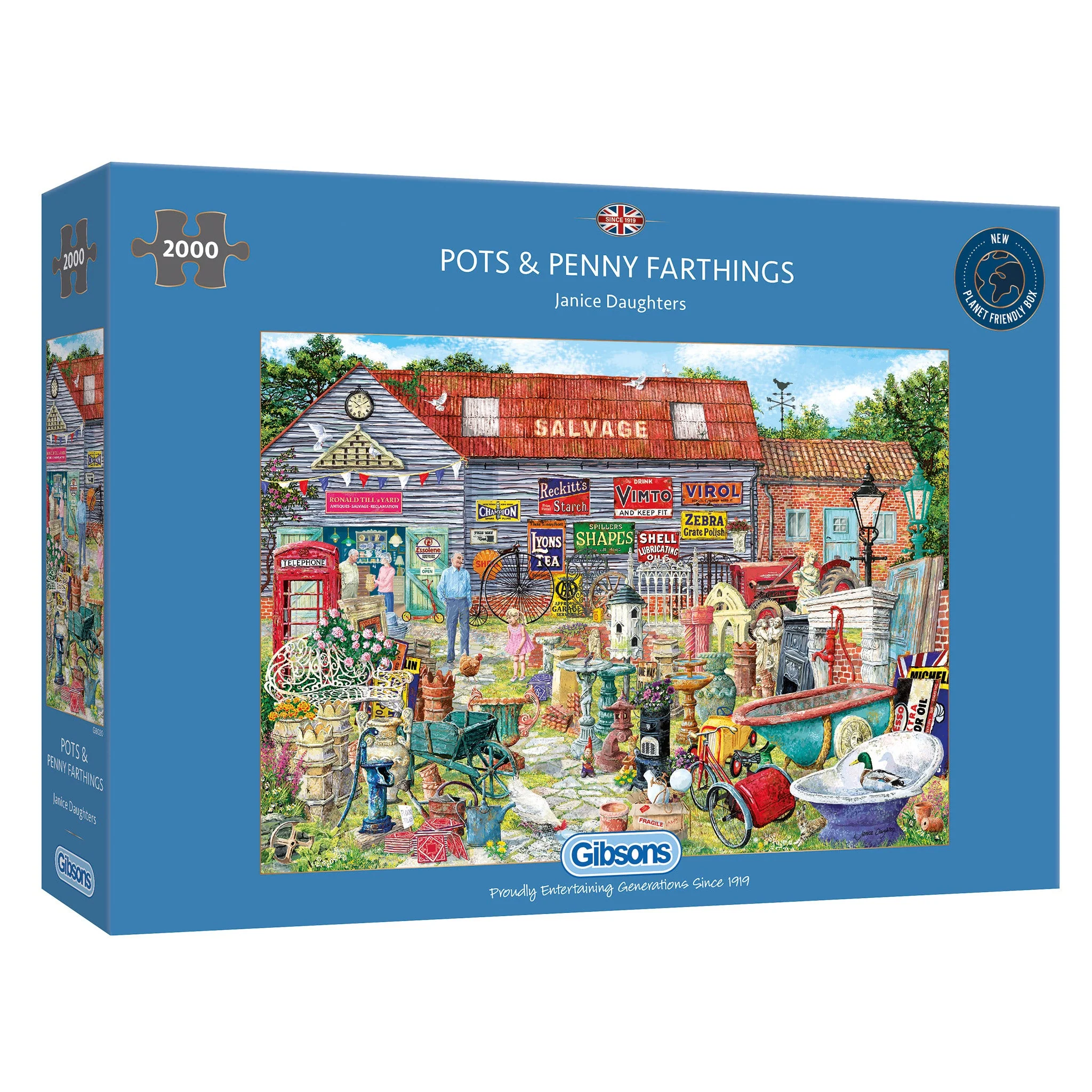 Pots & Penny Farthings - 2000 pcs Gibson
