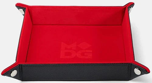 Red Velvet Folding Dice Tray - 10x10