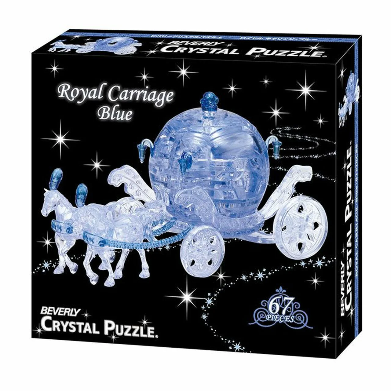 Royal Carriage BLUE - 3D Crystal Puzzle