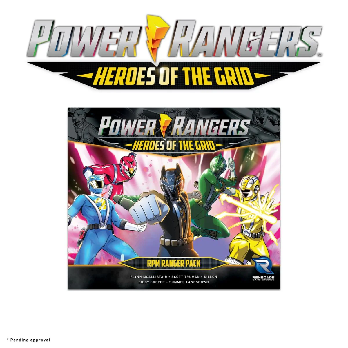 RPM Ranger Pack - Power Rangers Heroes of the Grid