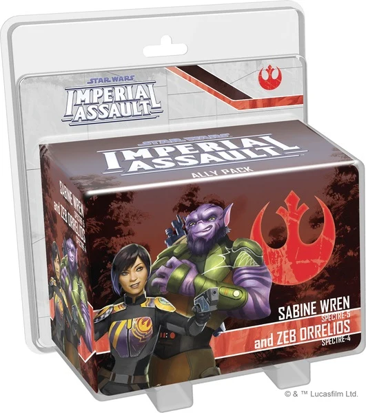 Sabine Wren and Zeb Orrelios Ally Pack - Star Wars Imperial Assault