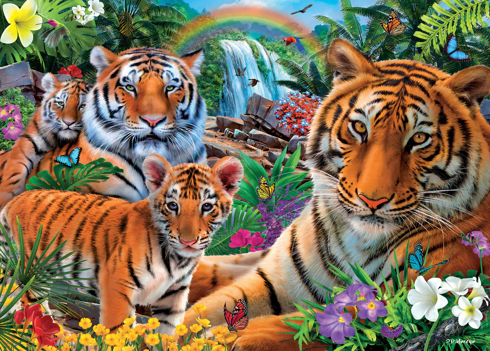 Holdsons Call of the Wild Tigers - 1000pc