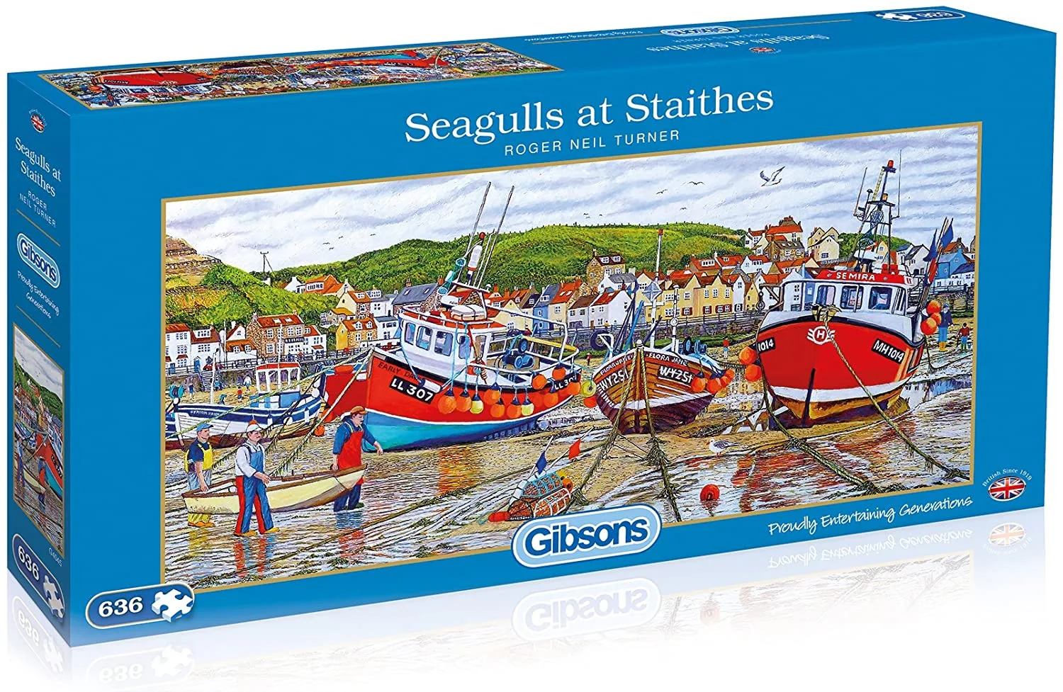 Seasgulls at Staithes 636pc - Gibsons