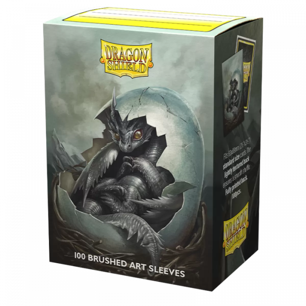 Shye Baby Dragon Brushed Art - 63.5x88 Sleeves - Box 100 Dragon Shield