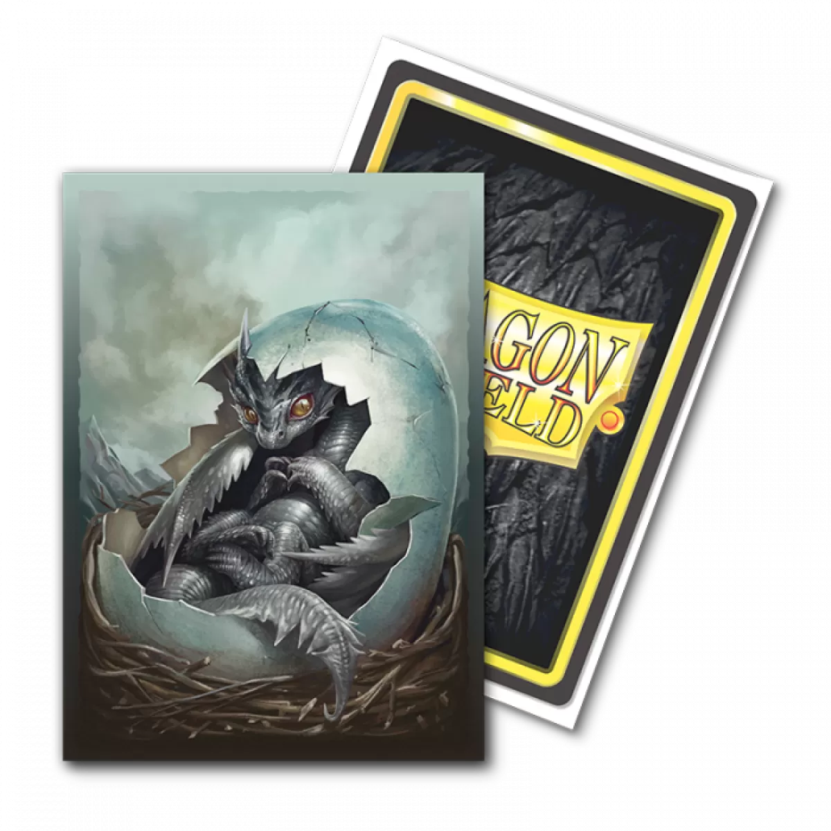 Shye Baby Dragon Brushed Art - 63.5x88 Sleeves - Box 100 Dragon Shield - Image 2