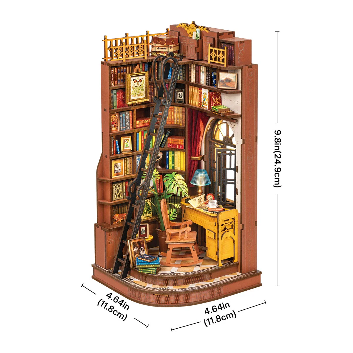 Silent Corner Study - DIY BOOK NOOK KIT - ROBOTIME