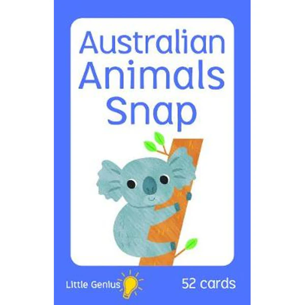 Snap- Australian Animals - Little Genius 52 Cards