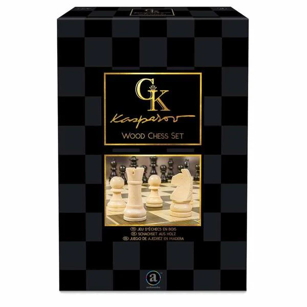 Kasparov Chess Set Wood