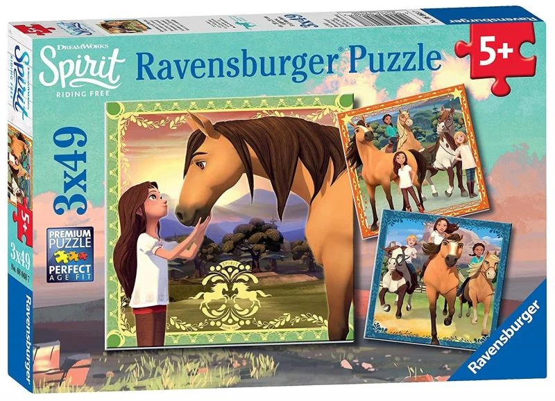 Spirit Adventure on Horses 3x49pc - NEW 2019