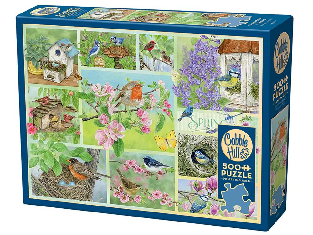 Garden Birds in Spring - Cobble Hill 500pc
