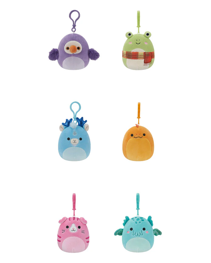 Squishmallows 3.5 Inch Clip Ons