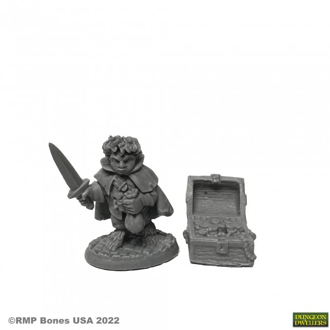 Stitch Thimbletoe, Halfling Thief - Reaper Dungeon Dwellers