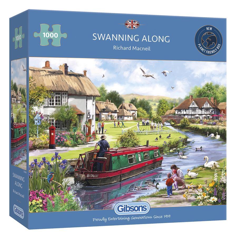 Swanning Along 1000pc - Gibsons