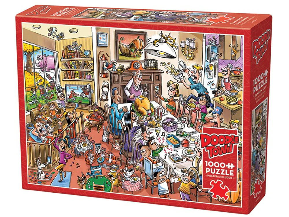 Thanksgiving - Doodletown 1000pc