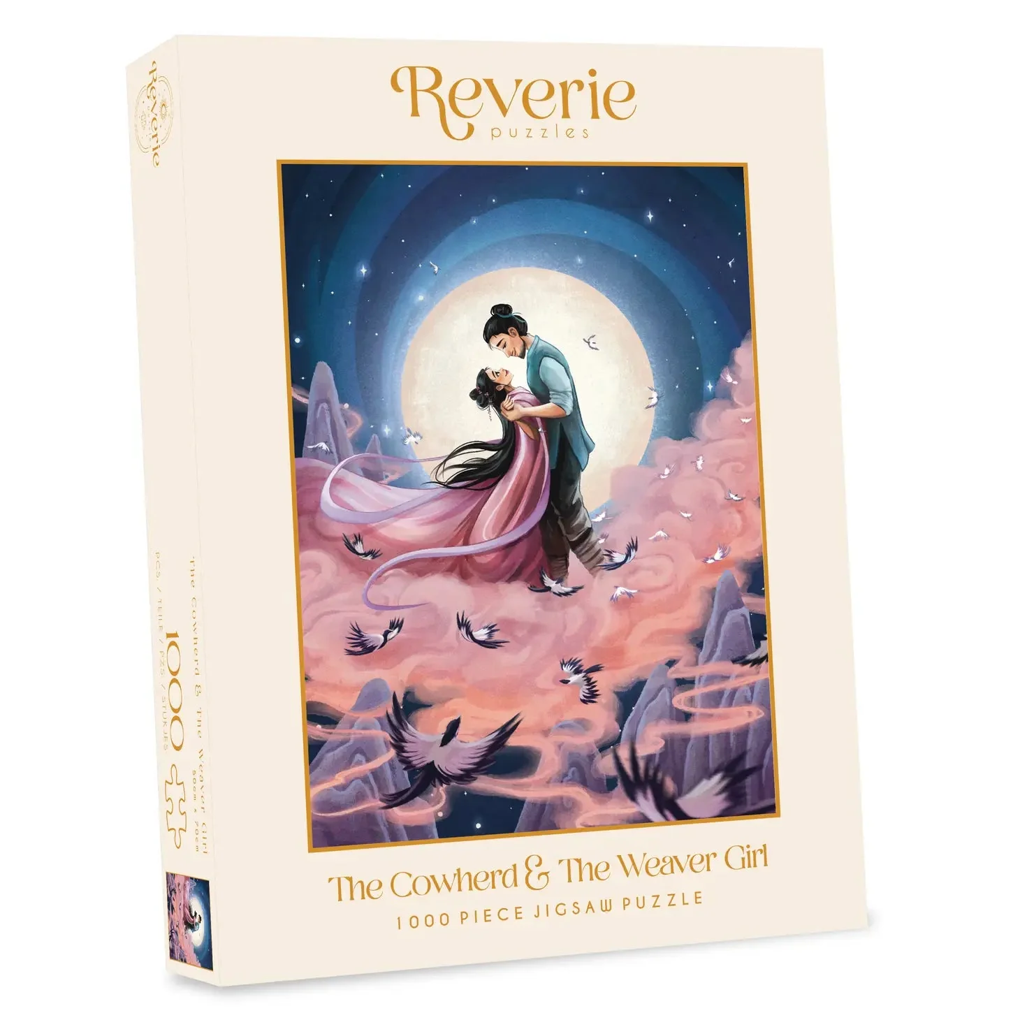 The Cowheard & The Weaver Girl 1000pc - Reverie Puzzles