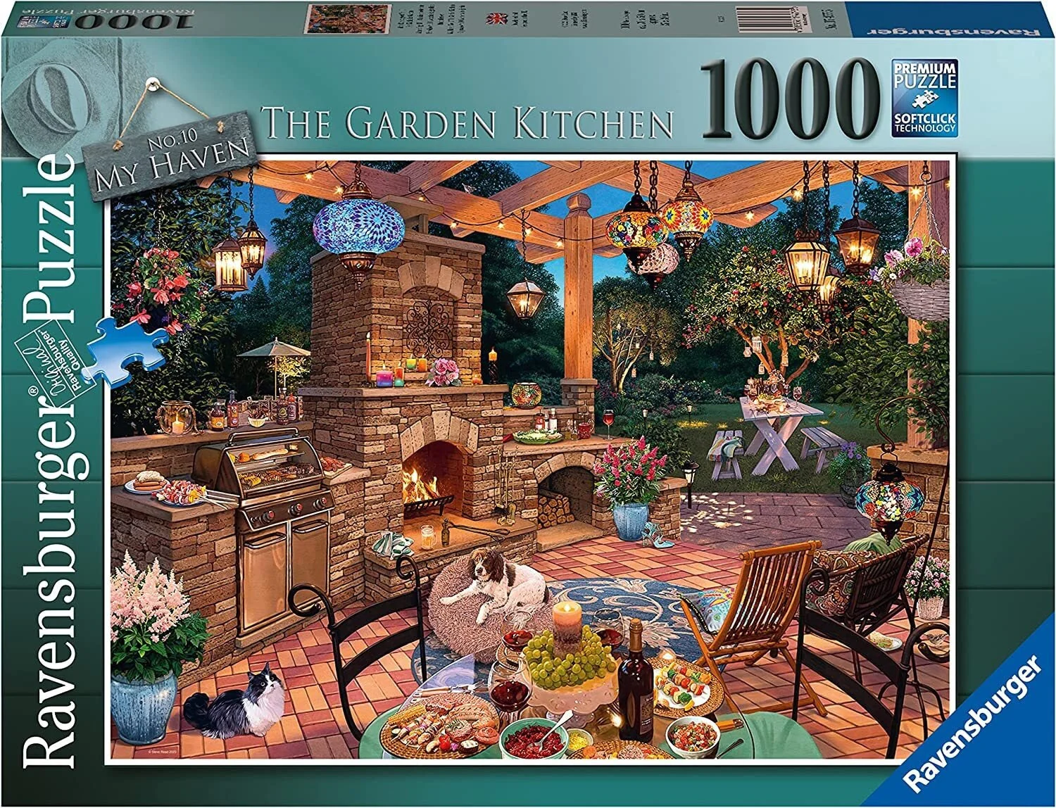 My Haven No.10 The Garden Kitchen 1000p - RAVENSBURGER