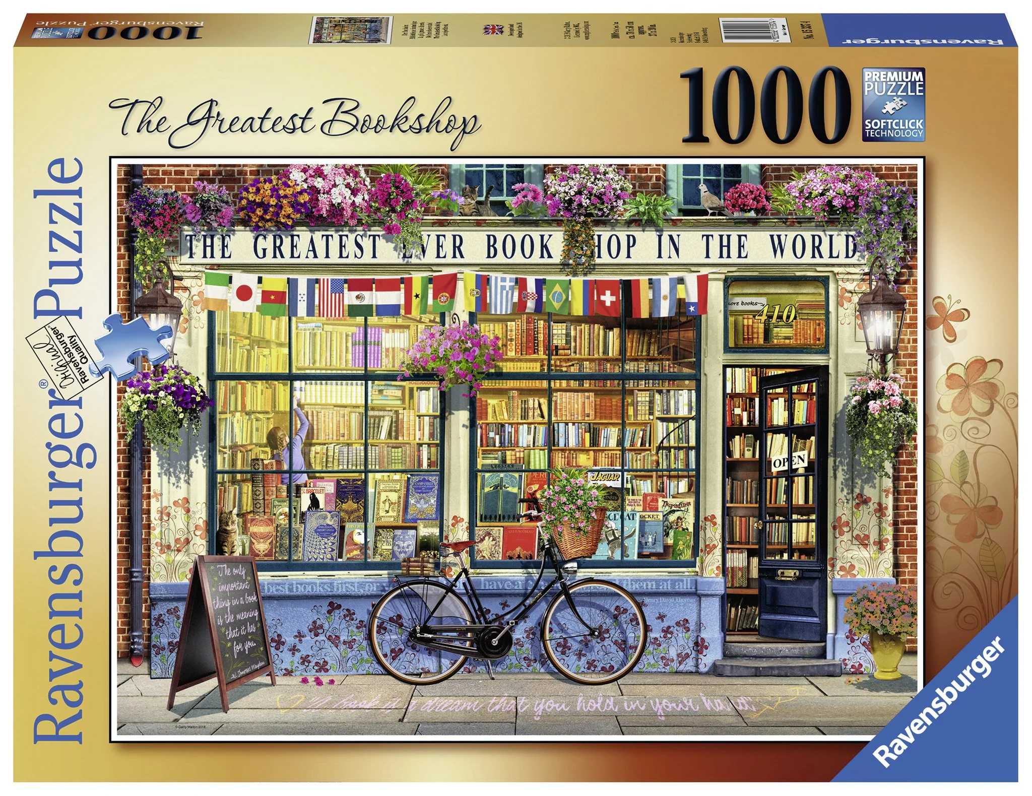 The Greatest Bookshop Puzzle 1000p - RAVENSBURGER