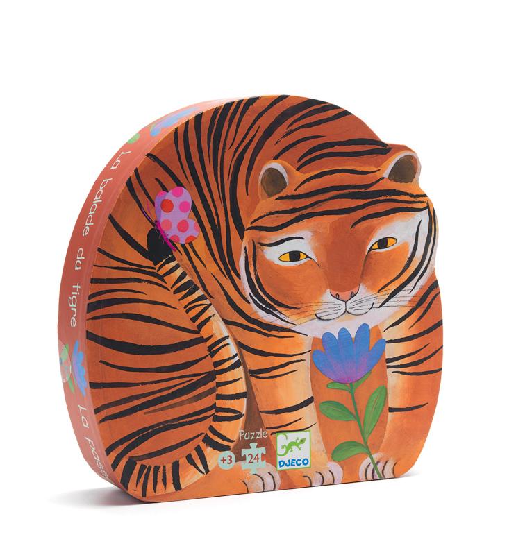 The Tigers Walk 24pc Silhouette Puzzle