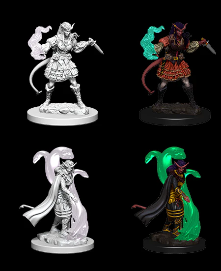 Tiefling Female Sorcerer - D&D Nolzurs Marvelous Unpainted Miniatures