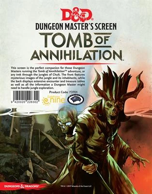 Tomb of Annihilation DM Screen - D&D 5e