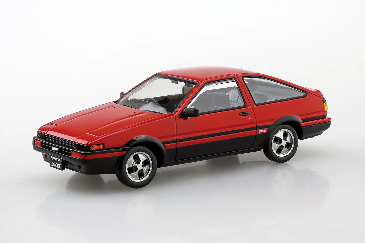 TOYOTA SPRINTER TRUENO High-Flash Two-Tone Red and Black - Image 2