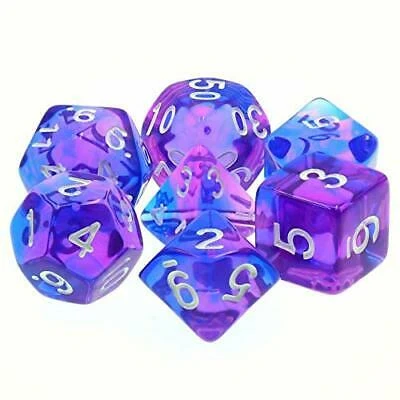 TTTD1003 - Poetic Doom - Indigo/Violet Swirl Translucent - TR Indigo & Violet wh - 7-Set