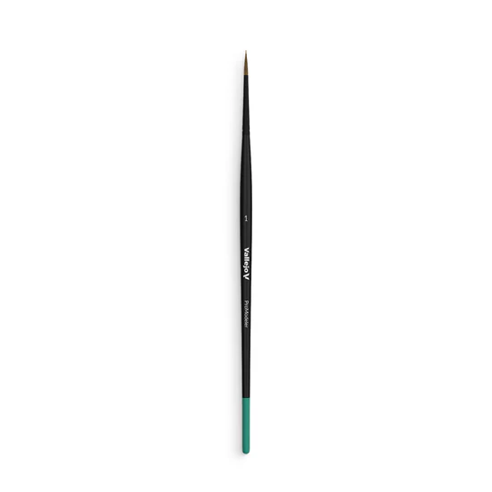 Vallejo Hobby Brush: Pro Modeler Natuarl Hair Round Brush No. 1