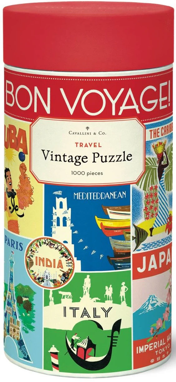 Vintage Travel - 1000pc