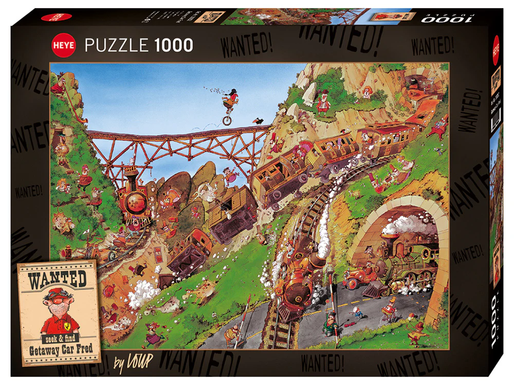 Wanted Getaway Car Fred 1000pc