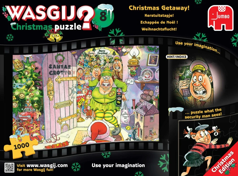 WASGIJ? CHRISTMAS #8 Christmas Getaway 1000pc JUMBO