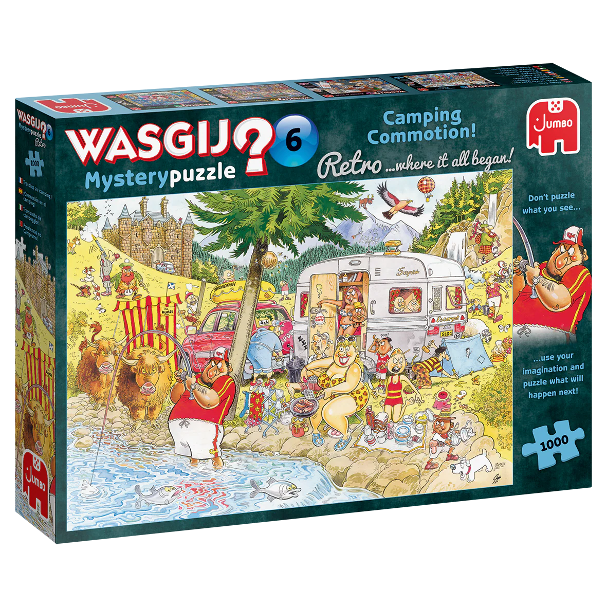 WASGIJ? MYSTERY #6 Camping Comotion 1000pc JUMBO
