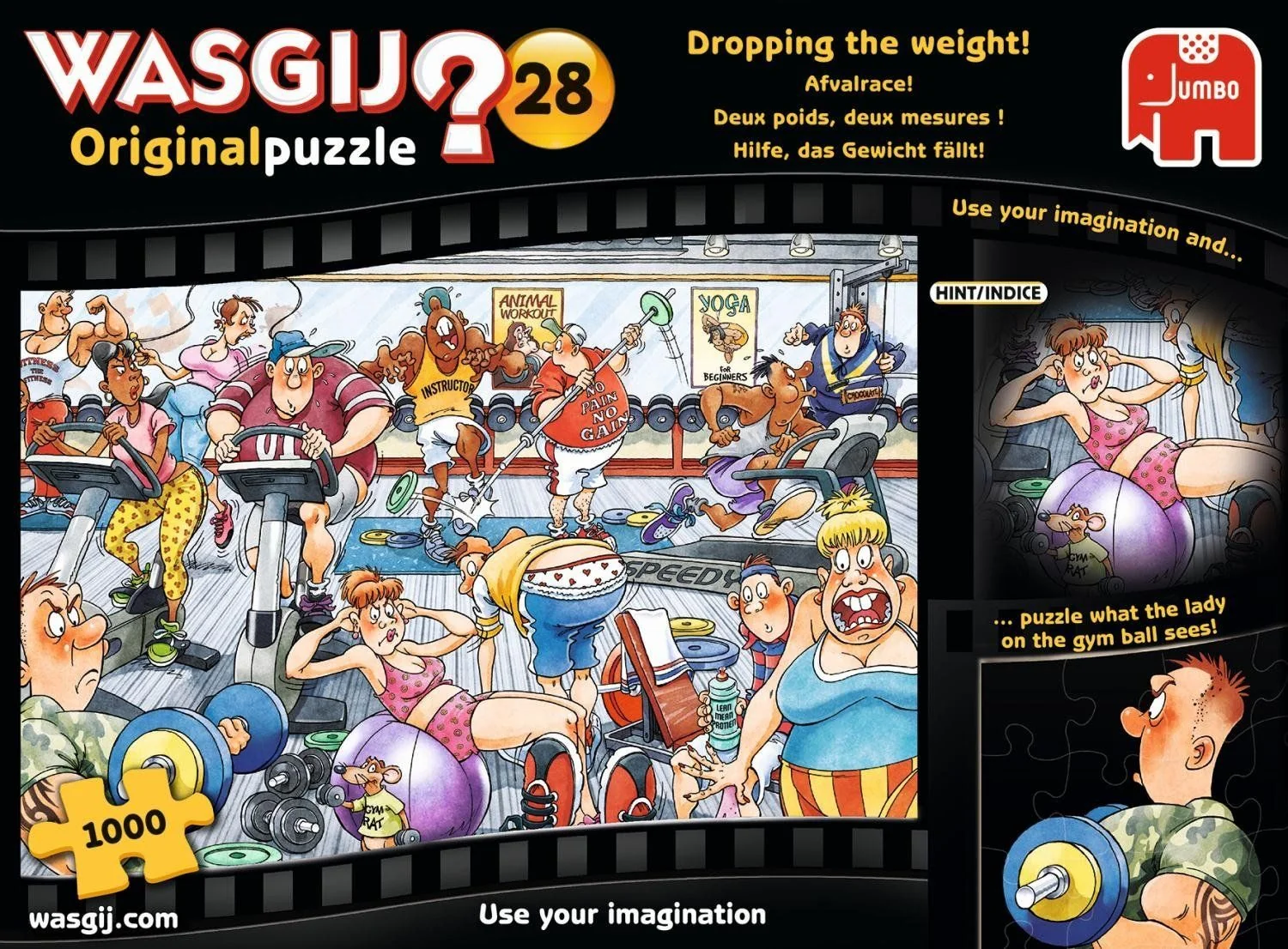 WASGIJ? ORIGINAL #28 Dropping The Weight 1000pc HOLDSONS
