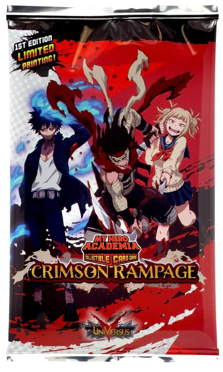 Wave 2 Crimson Rampage Booster Pack - My Hero Academia CCG