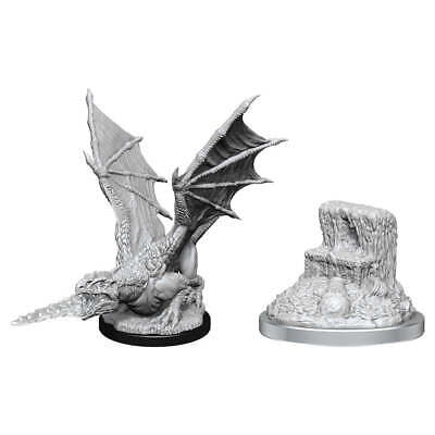 Dragon White Wyrmling - Pathfinder Deep Cuts Unpainted Miniatures