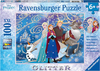 Disney Frozen Glittery Snow 100p - RAVENSBURGER